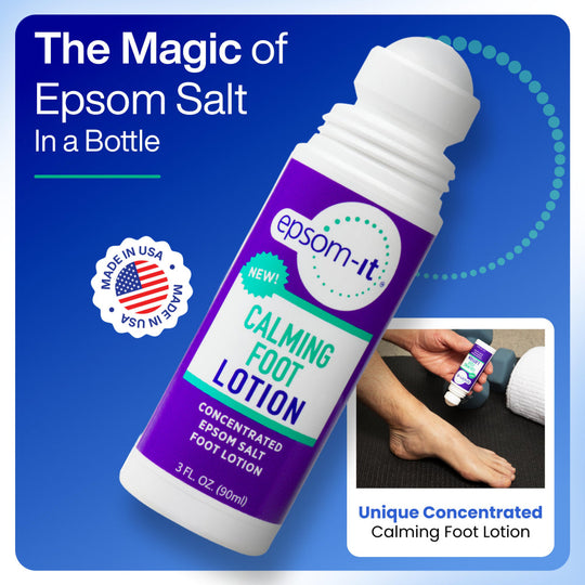 Calming Foot Lotion Rollerball banner