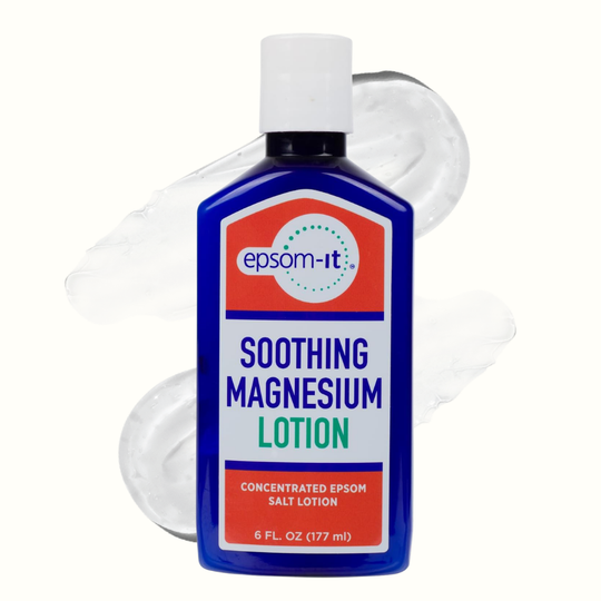 Soothing Magnesium Lotion  Bottle banner
